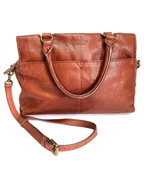 American Leather Company Satchel Crossbody Bag